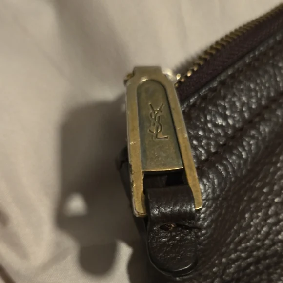 Dark Brown Leather Tote Bag - Picture 2 of 3